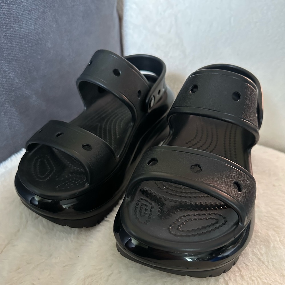 Crocs Mega Crush Sandals - Black